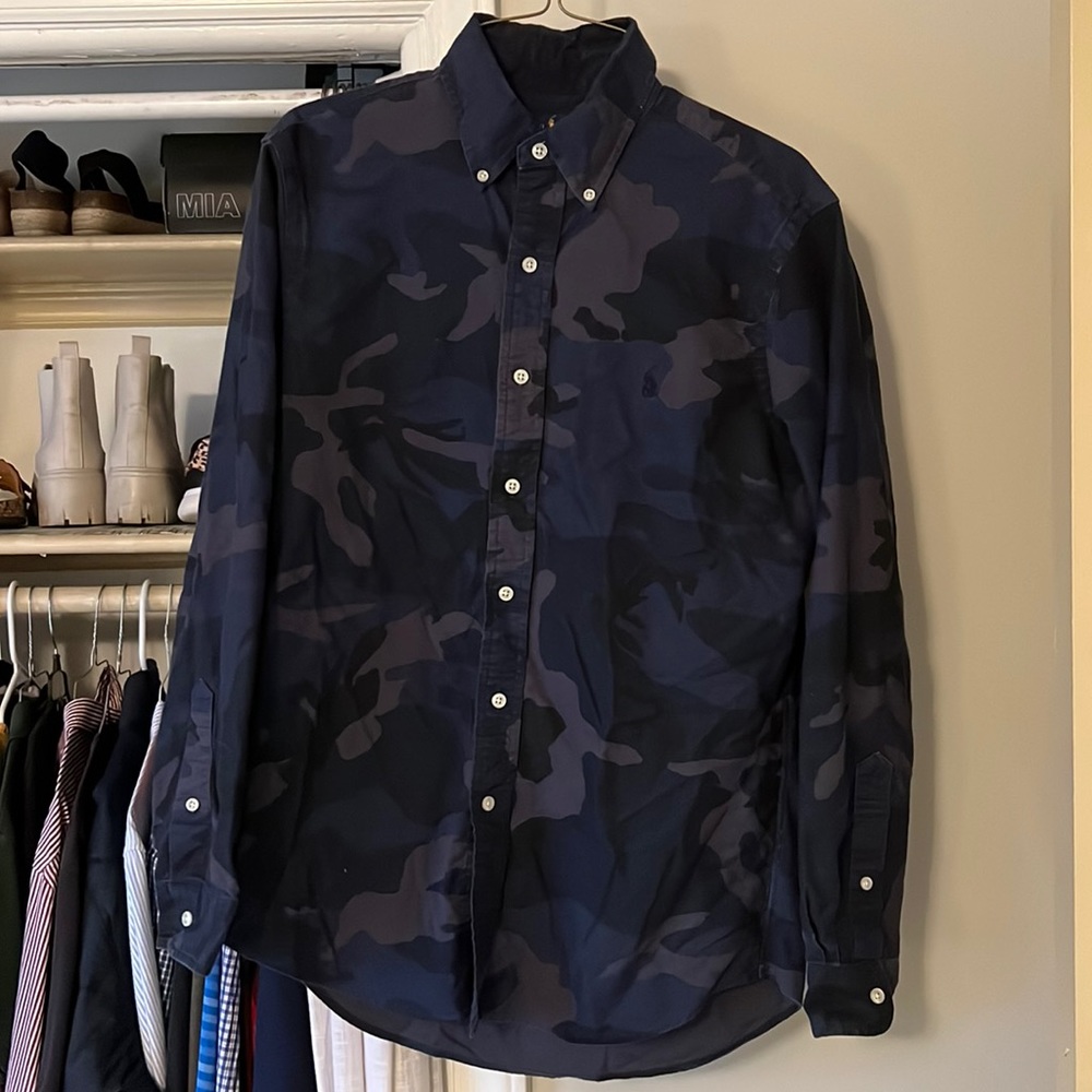 Polo Ralph Lauren Classic Fit Men’s Small Camouflage Button Down